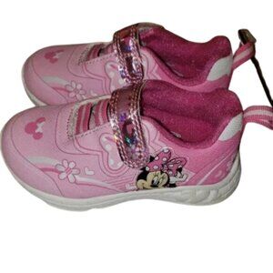 Disney Minnie Mouse Toddler Girls Sneakers Pink Size 6 NWT
